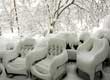 Snowy Porch
